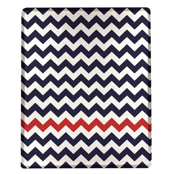 NWT Nautical Chevron Stripe Lightweight Throw - Picture 1 of 2